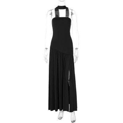Elegant Strapless Backless Dress