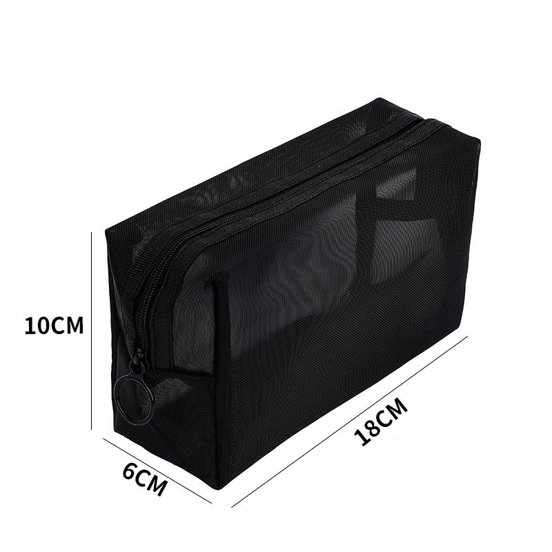 Transparent Mesh Makeup Toiletry Bag