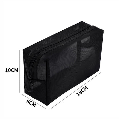 Transparent Mesh Makeup Toiletry Bag