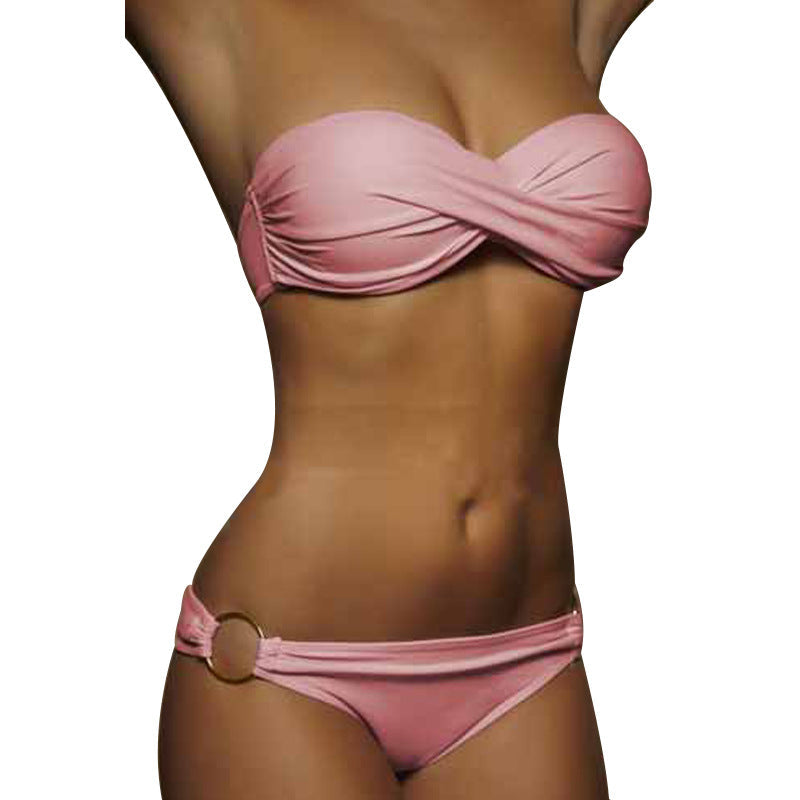 Womens High Waist Bikini Swimsuit Drip Depot