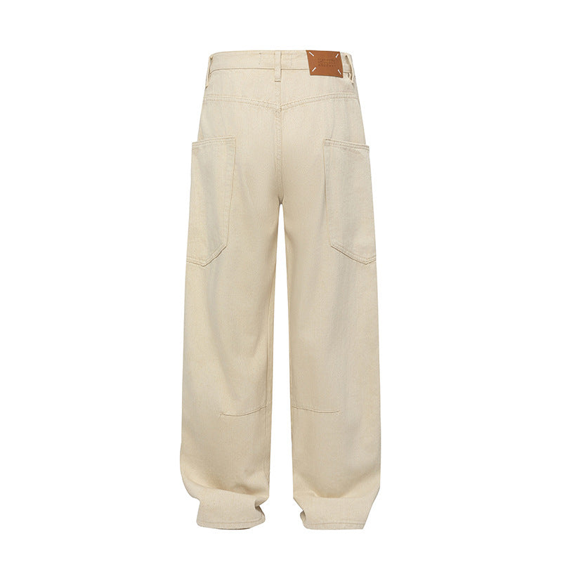 Loose Straight Washed Jeans Drip Depot