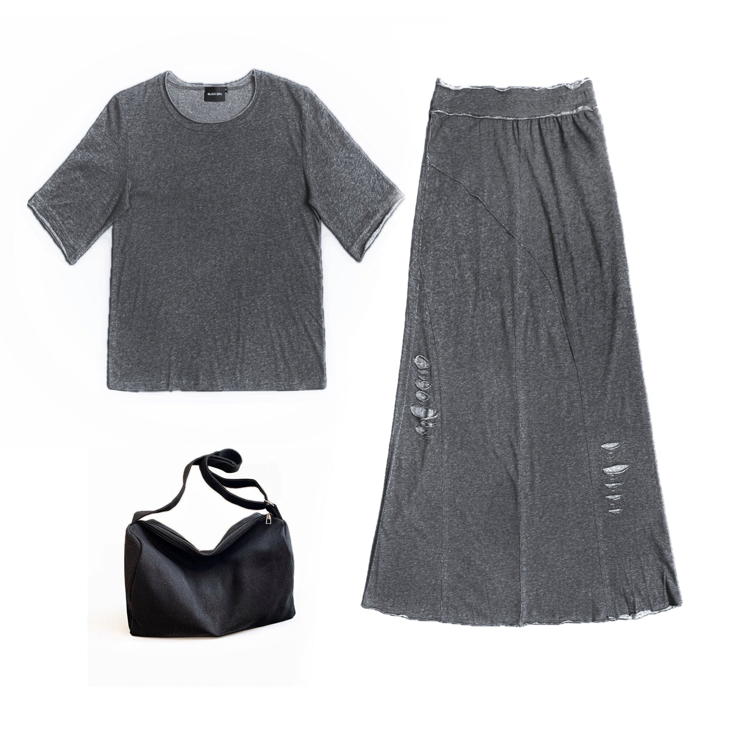 Casual T-Shirt and Skirt Set