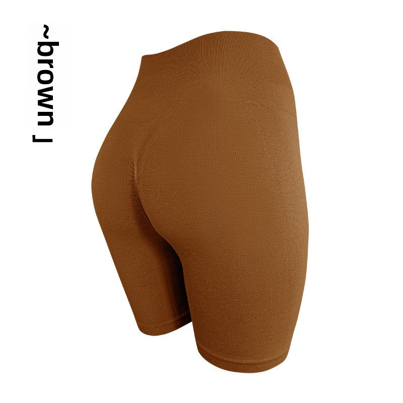 High-Waisted Yoga Sports Shorts