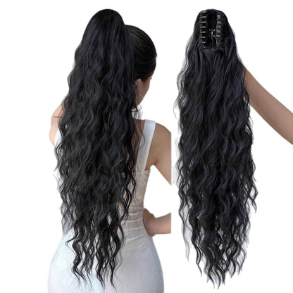 Synthetic Hair Ponytail with Claw Clip Drip Depot