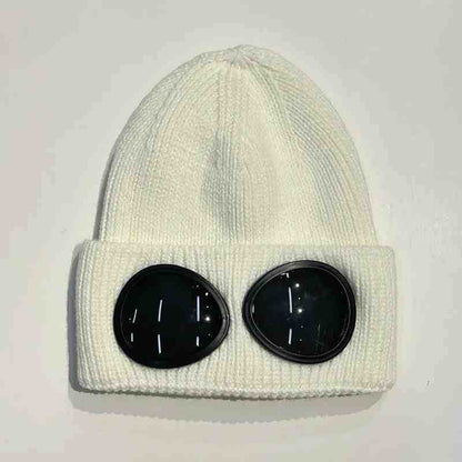 Aviator Goggles Fleece-Lined Knitted Beanie