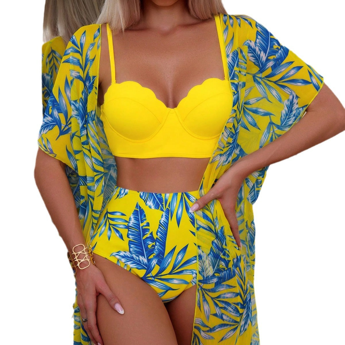 Womens Three Piece Swimsuit