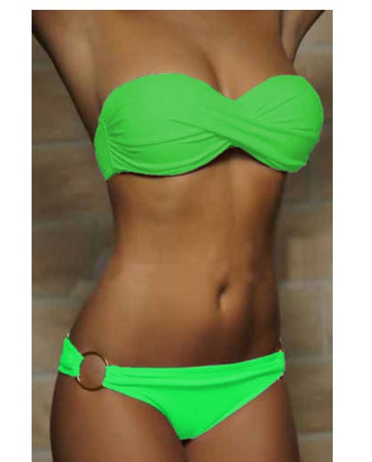 Womens High Waist Bikini Swimsuit Drip Depot