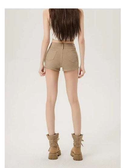 Women's High-Waisted Denim Shorts Drip Depot
