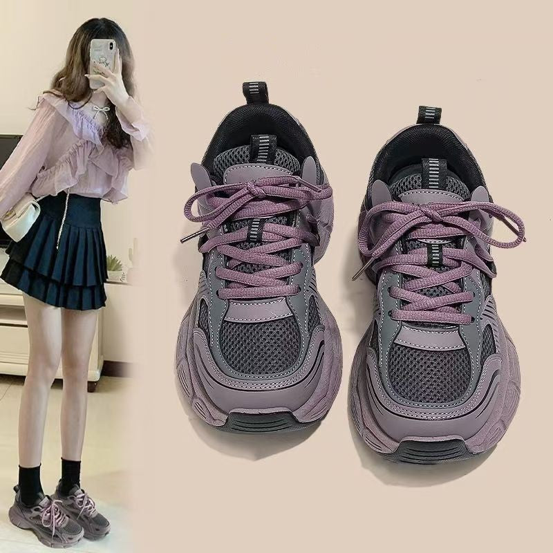 Women's Platform Casual Sneakers Breathable Mesh Running Shoes Drip Depot