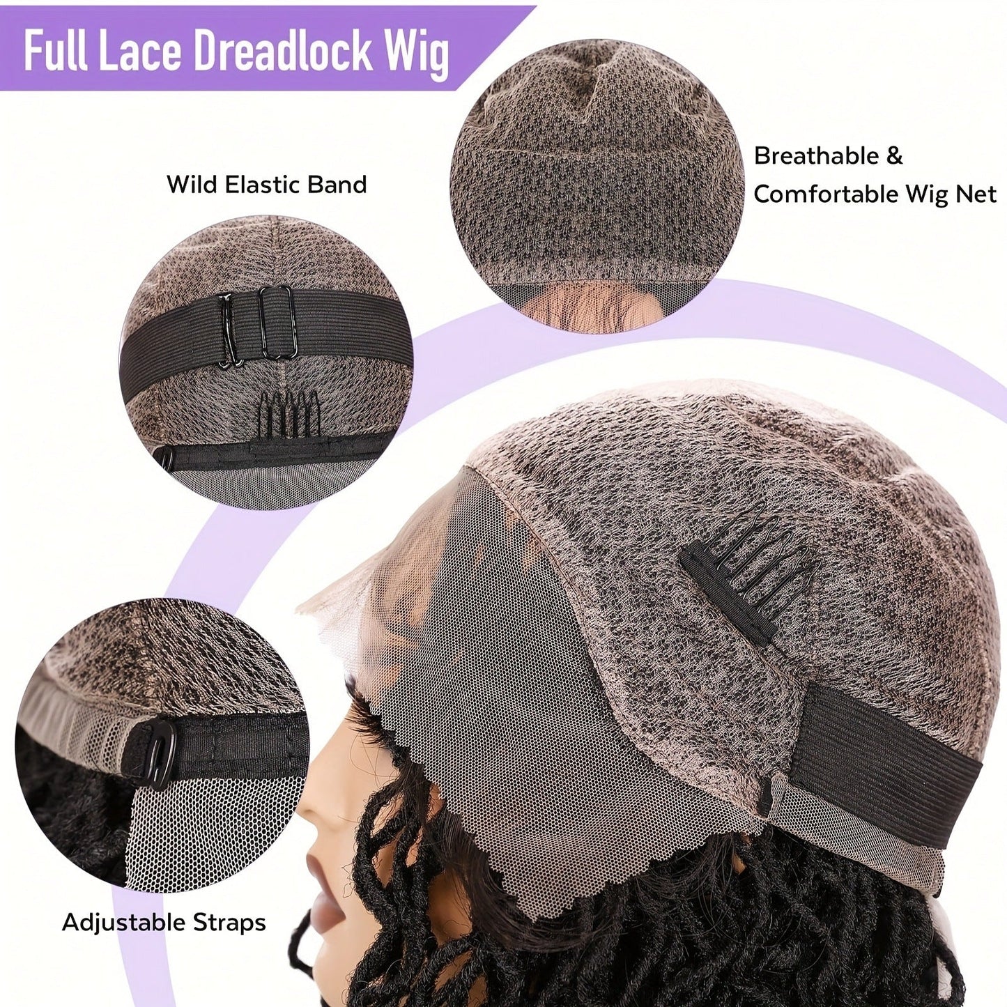 Synthetic fiber identification hair Drip Depot