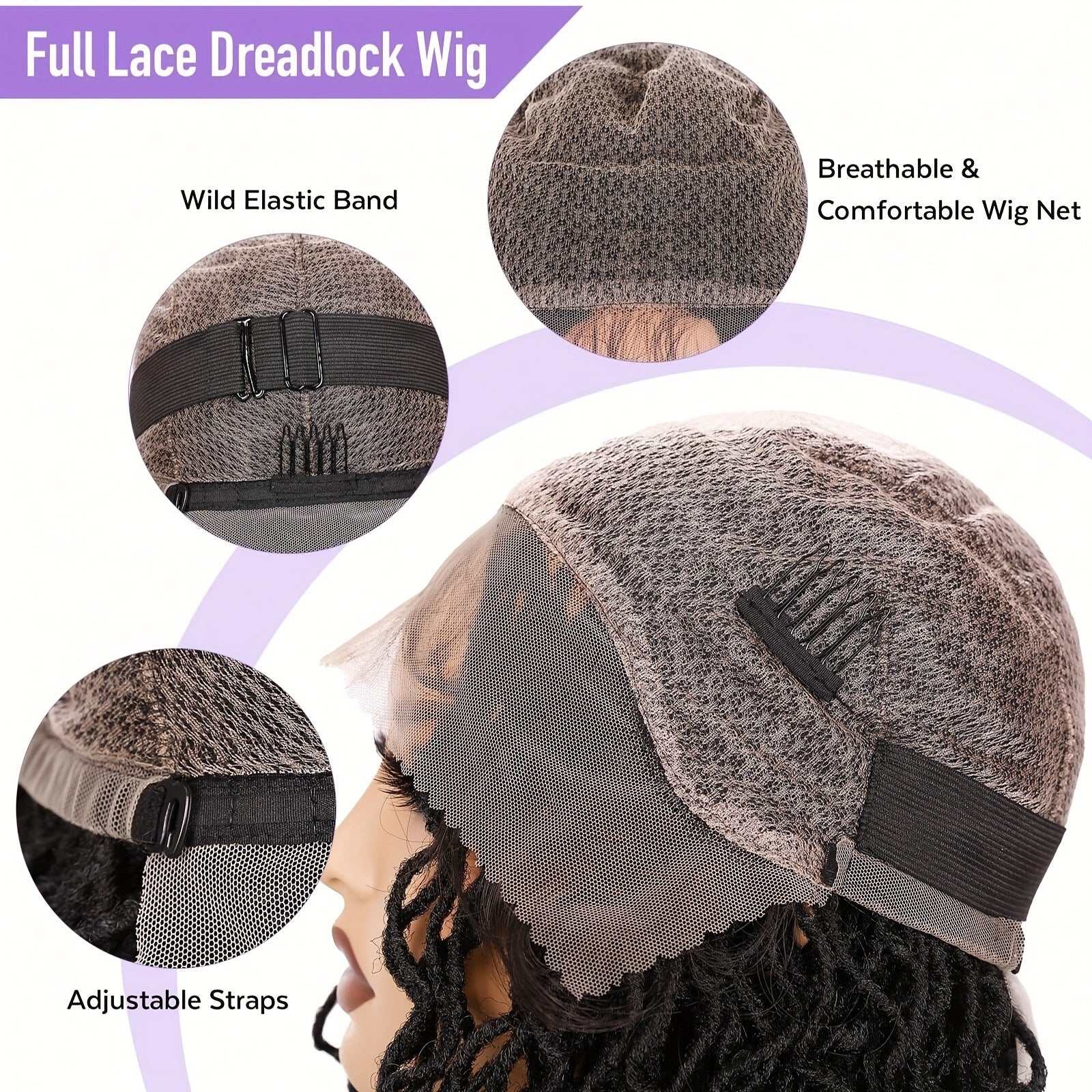 Synthetic fiber identification hair Drip Depot