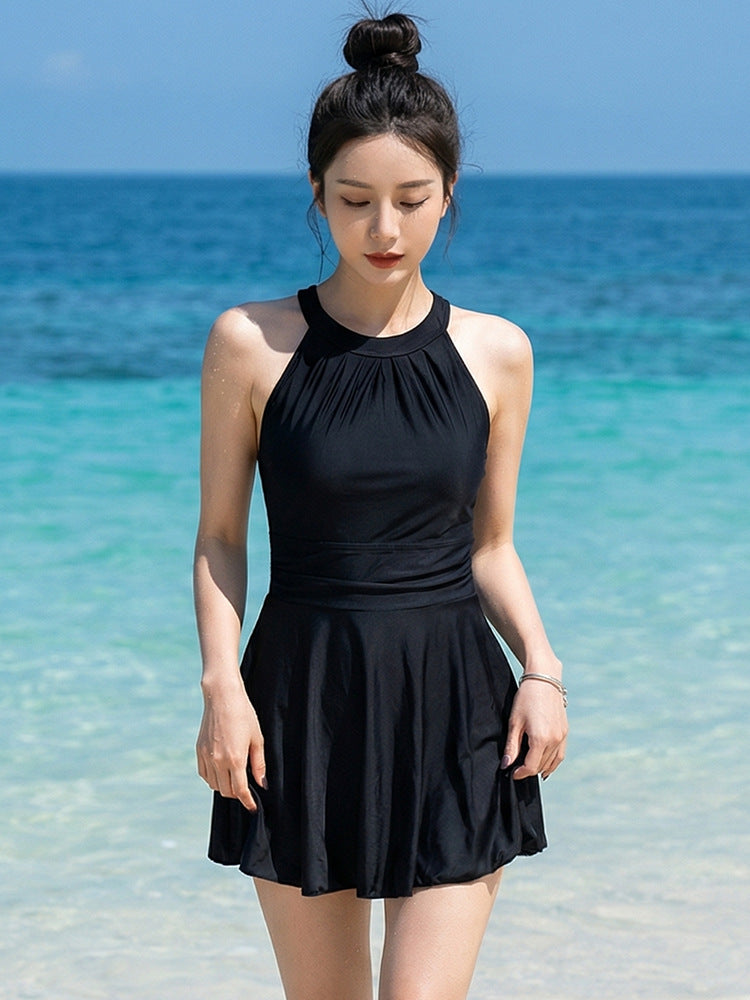 One Piece Swimsuit Tummy Control Backless