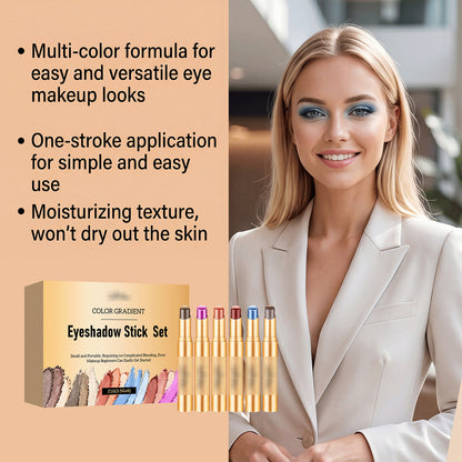 Multi-Color Creamy Eyeshadow Stick Set