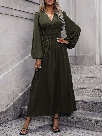 High-slit dress