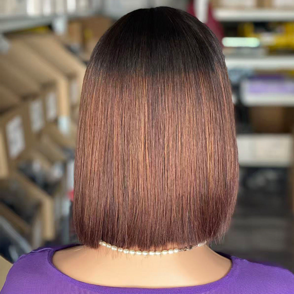 Bone Straight Bob Human Hair Wig Drip Depot
