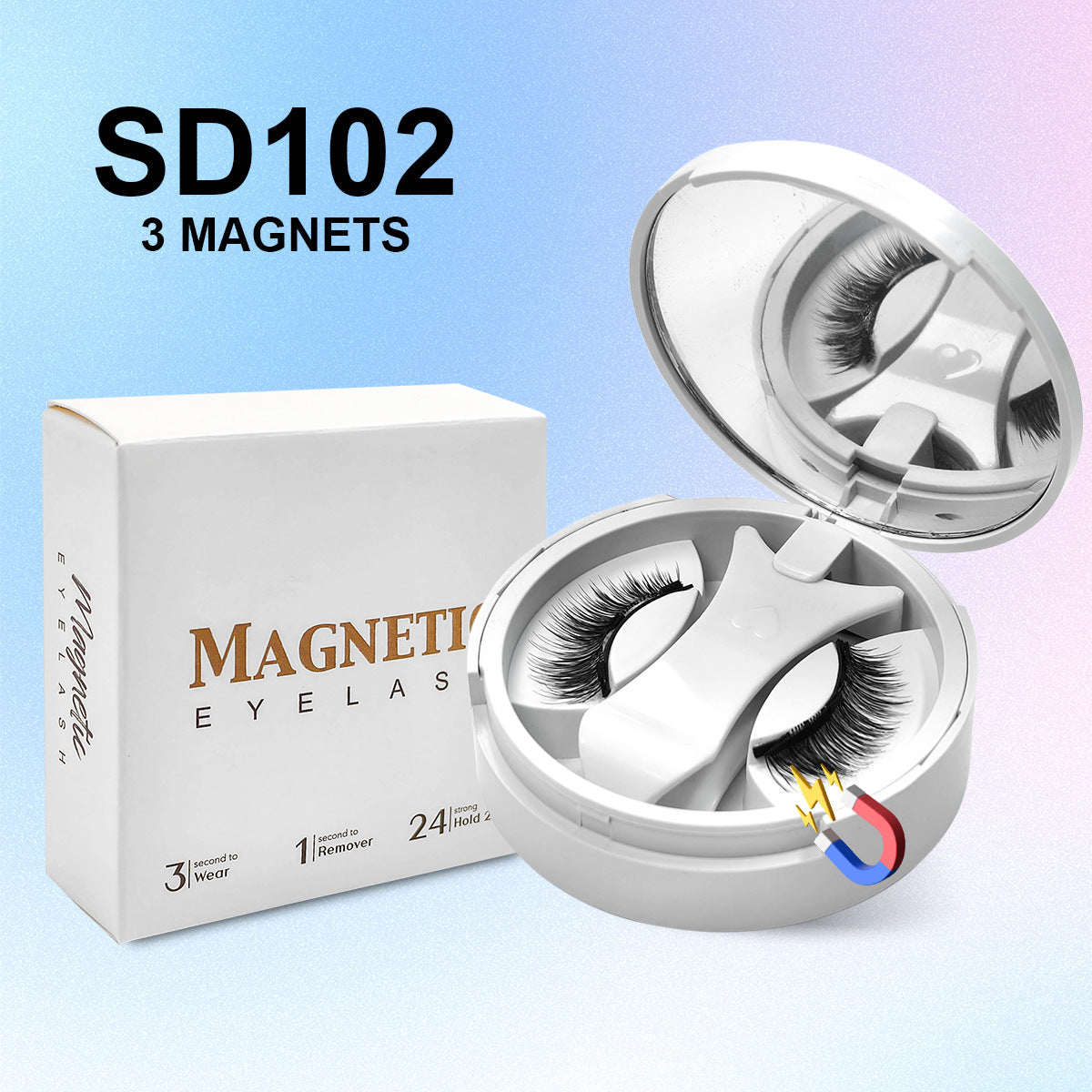 Magnetic False Eyelashes Natural Look Drip Depot