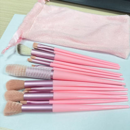13-Piece Makeup Brush Set with Velvet Bag