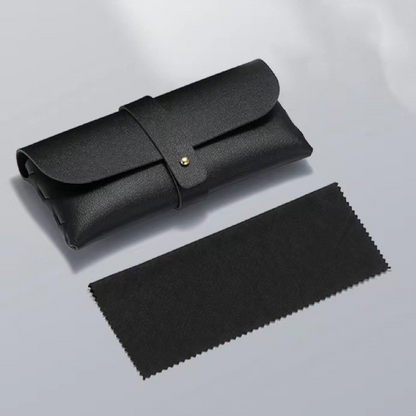 Leather handmade glasses case