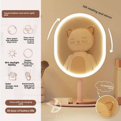 Smart Makeup Mirror with LED Lights
