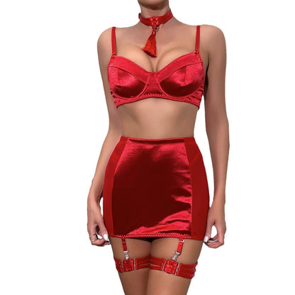 Sexy Hollow Backless Lingerie Set