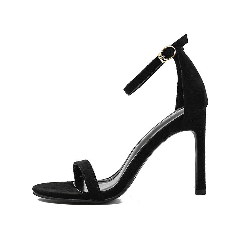 Stiletto Sandals One Strap High Heels Summer