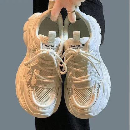 Women's Platform Casual Sneakers Breathable Mesh Running Shoes Drip Depot