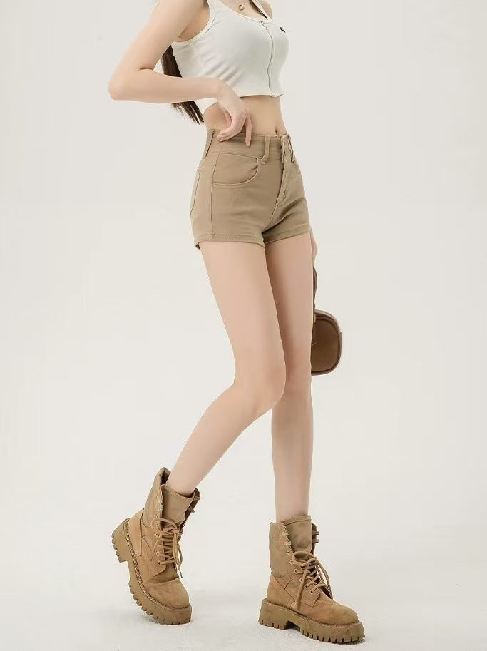 Women's High-Waisted Denim Shorts Drip Depot