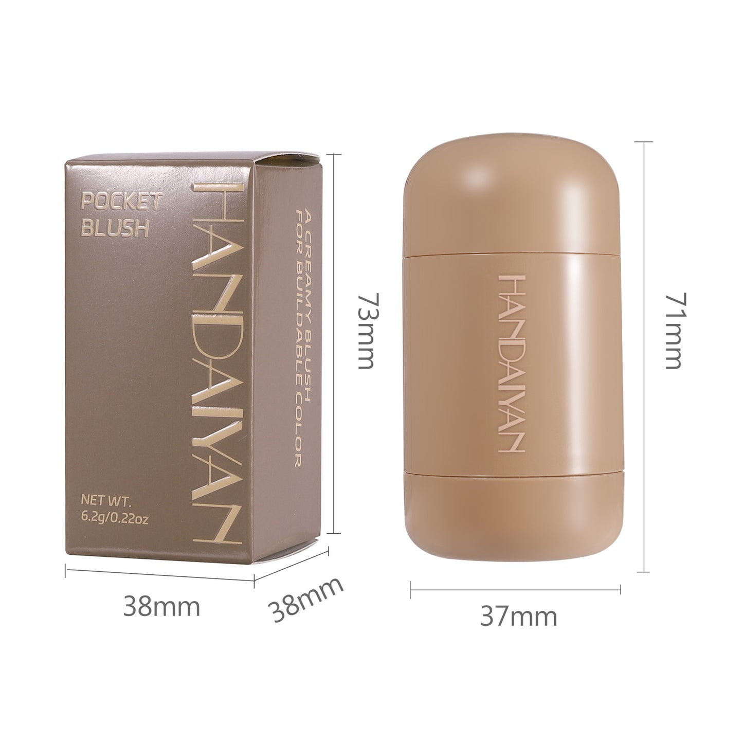 Matte Lip and Cheek Blush Stick