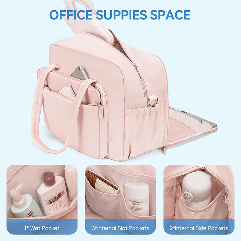 Travel Gym Bag with Wet Pocket