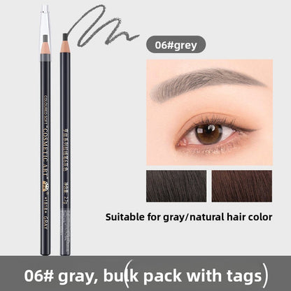 Eyebrow pencil, waterproof and sweat-resistant.