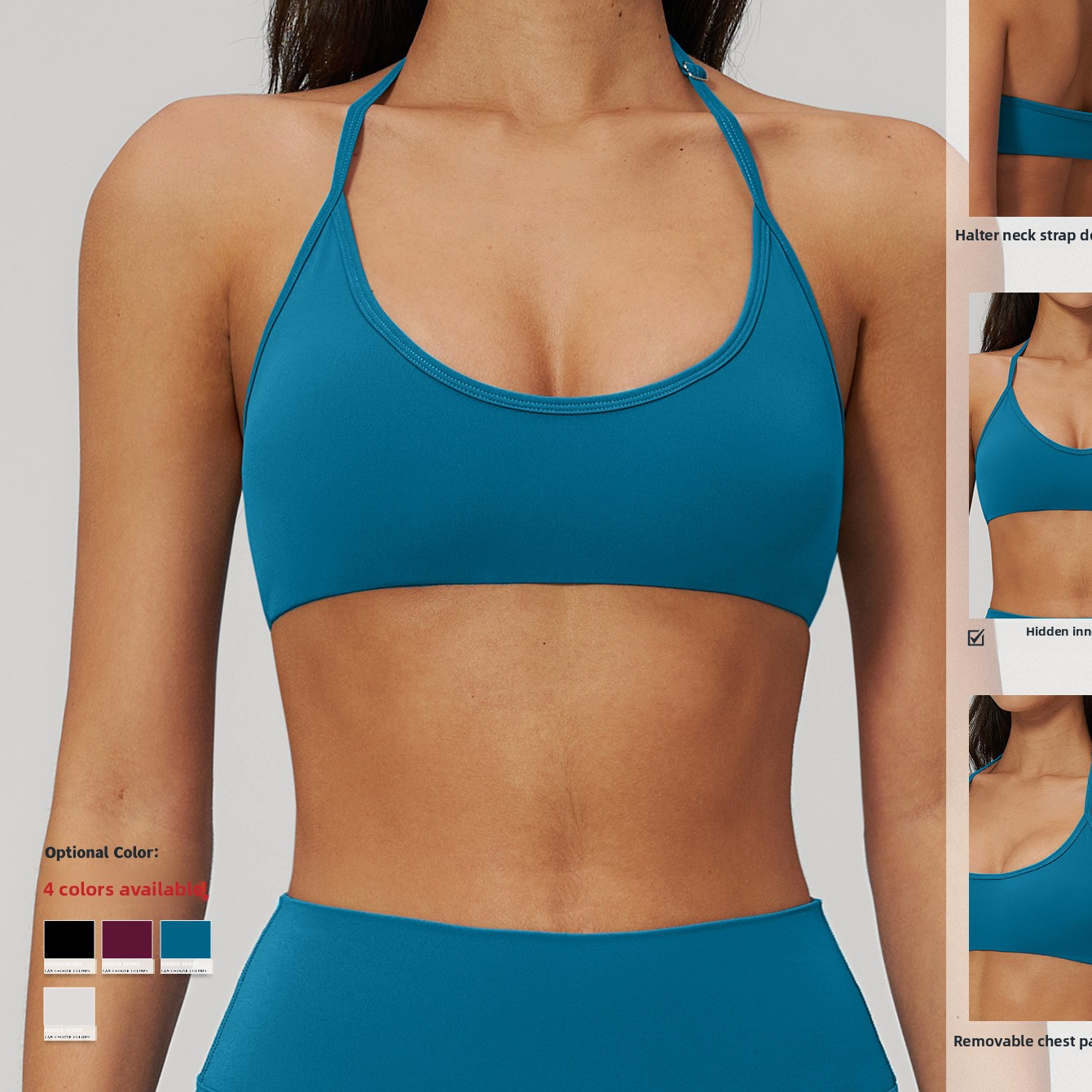 Womens Quick-Dry Support Sports Bra