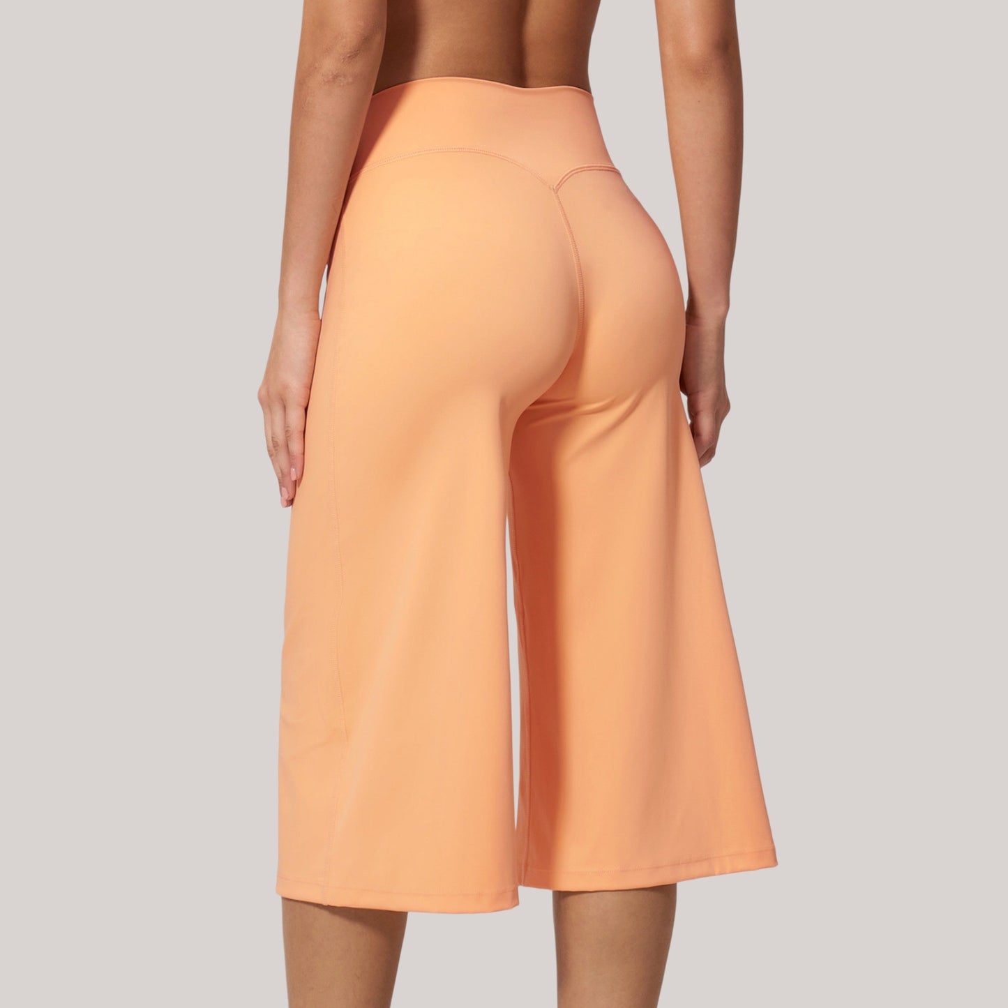 Summer Brushed Fleece Cropped Yoga Pants