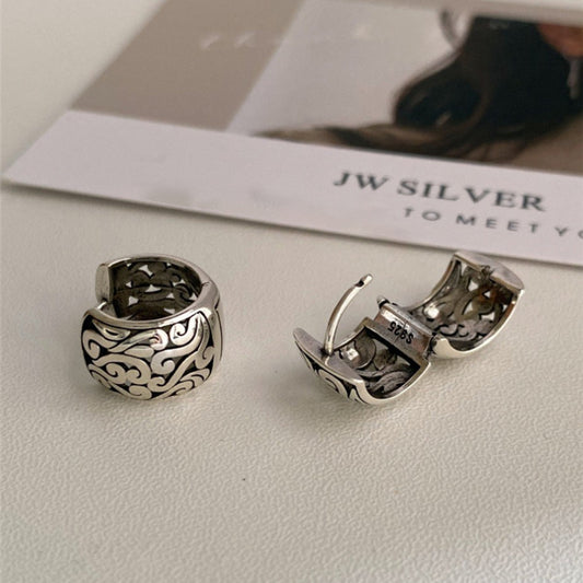 Geometric Circle Earrings