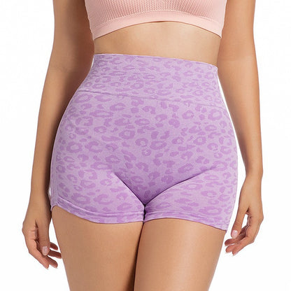 High-Waist Seamless Yoga Shorts
