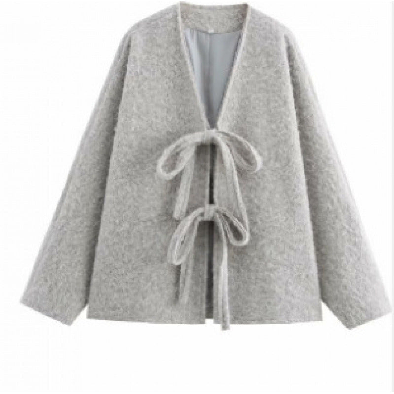 Fashionable Casual Lace-up Jacket