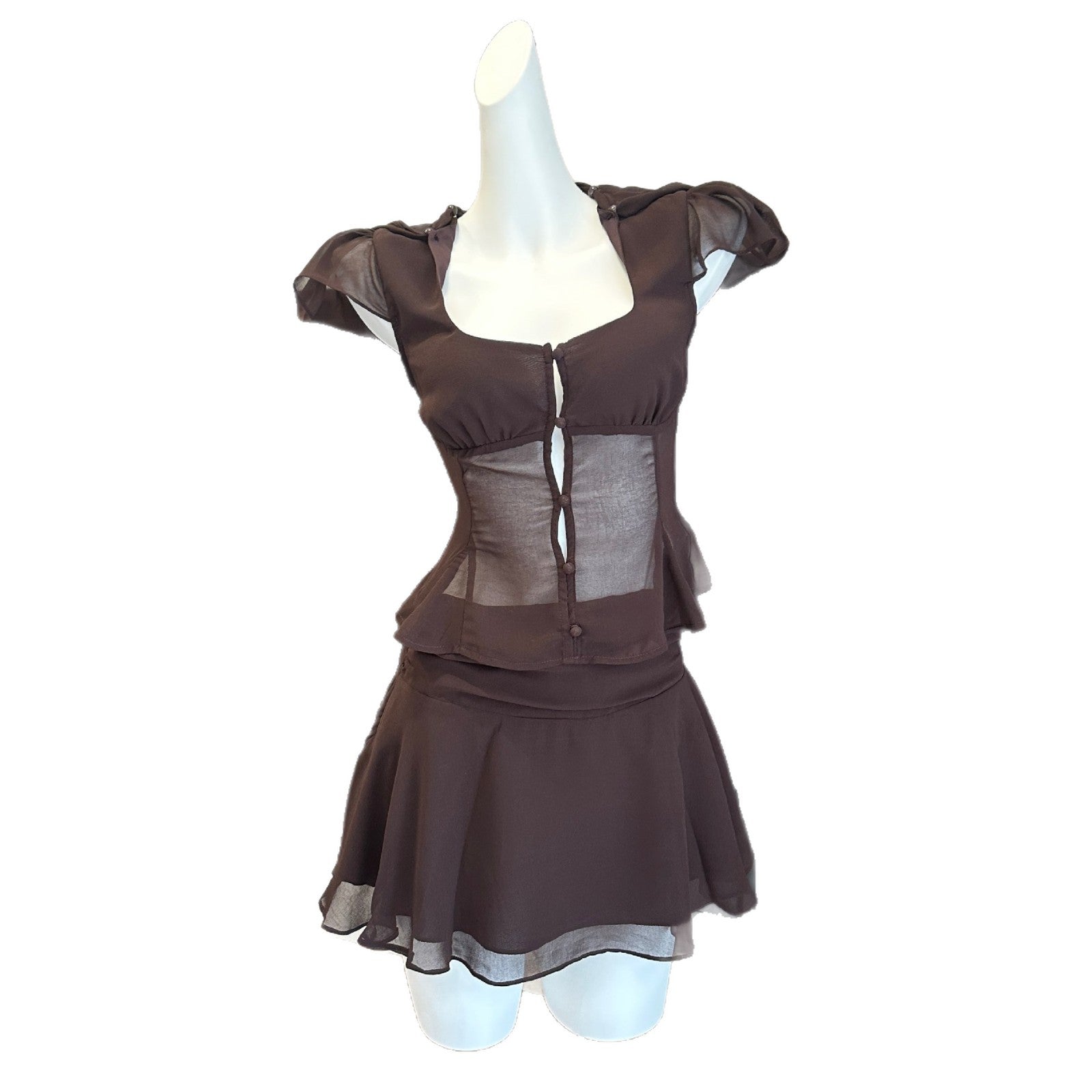 Casual Ruffle Dress Set Drip Depot