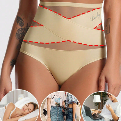 High-Waisted Seamless Tummy Control Panties