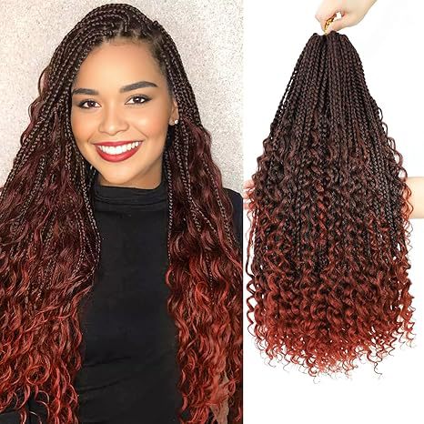 Curly Three-Strand Braids Crochet Hair Braids Drip Depot