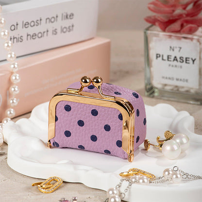 Mini Portable Jewelry Storage Box with Zipper Drip Depot