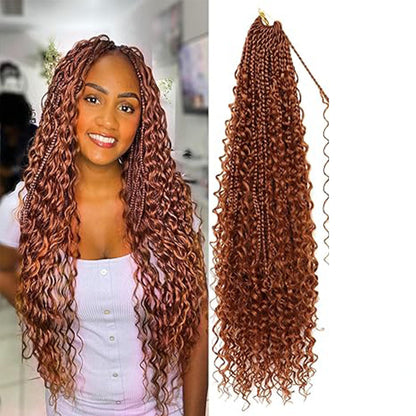 Curly Three-Strand Braids Crochet Hair Braids Drip Depot