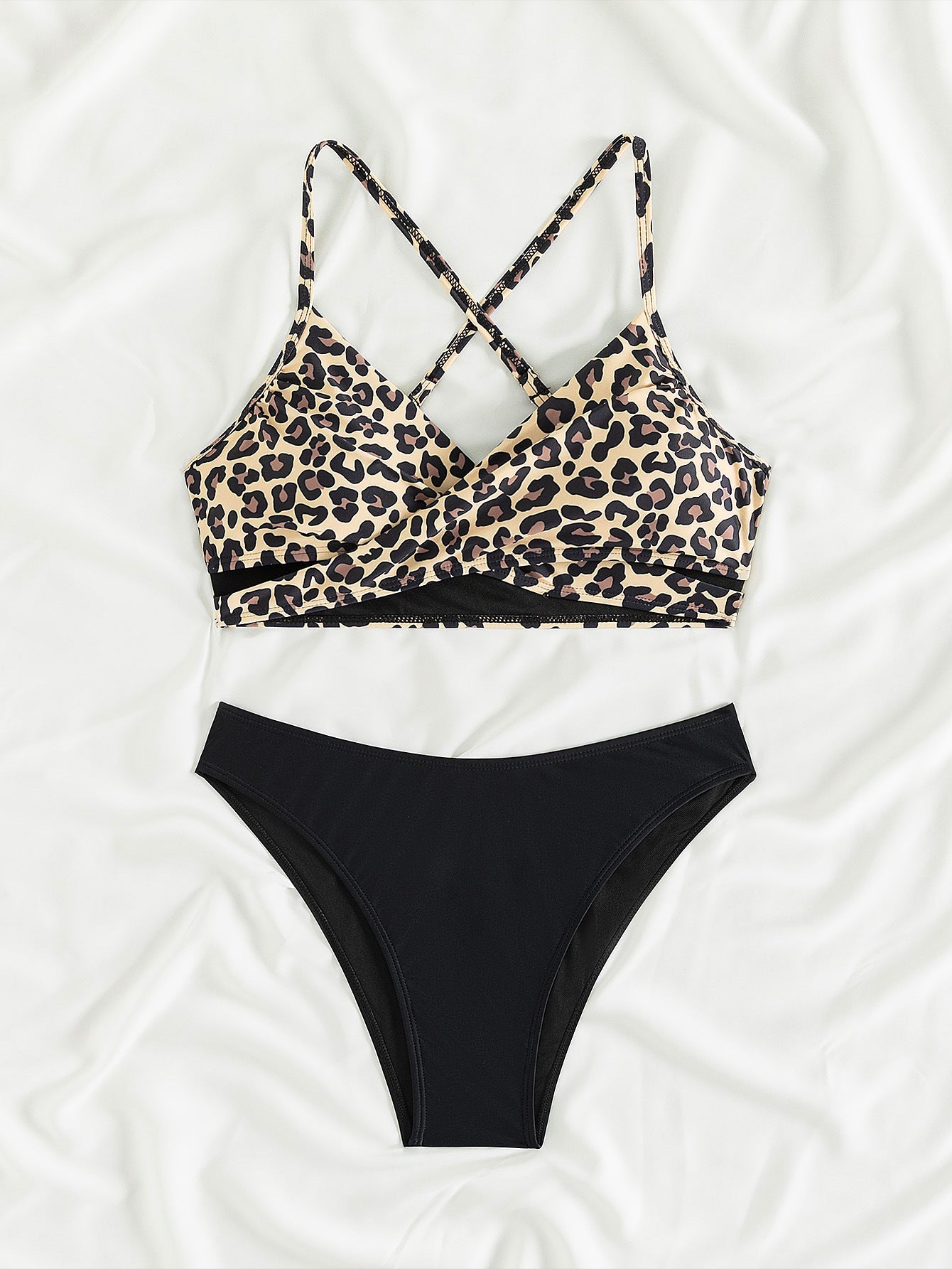 Leopard Print Bikini Swimsuit for Women