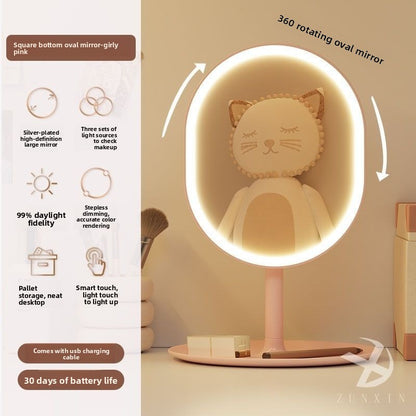 Smart Makeup Mirror with LED Lights