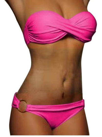 Womens High Waist Bikini Swimsuit Drip Depot