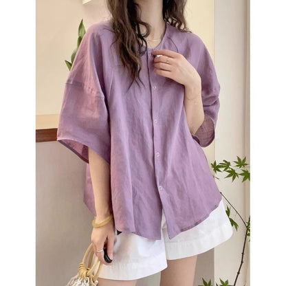 Casual Batwing Sleeve Shirt