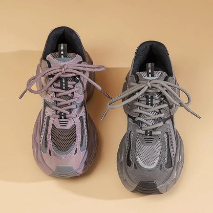 Women's Platform Casual Sneakers Breathable Mesh Running Shoes Drip Depot