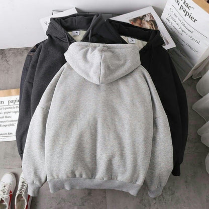 Loose Fit Hooded Zipper Cardigan Drip Depot
