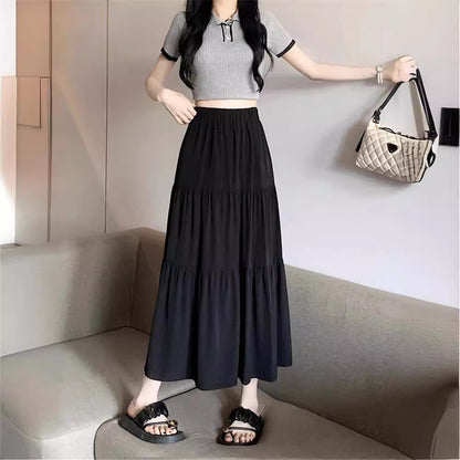 High Waisted Slimming A-Line Skirt