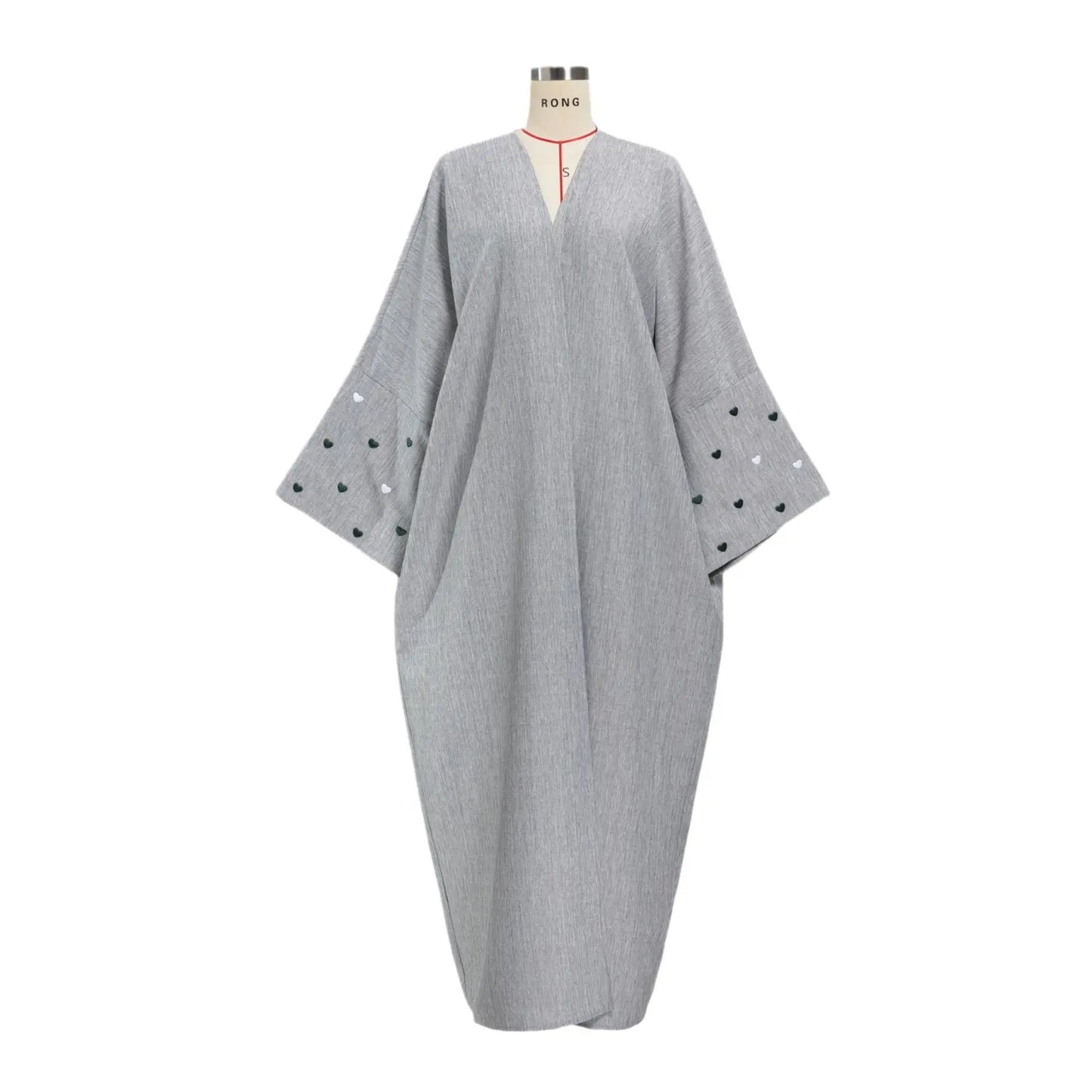 Embroidered  Cardigan Robe