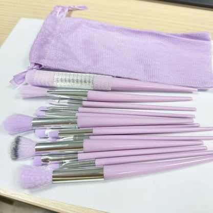 13-Piece Makeup Brush Set with Velvet Bag