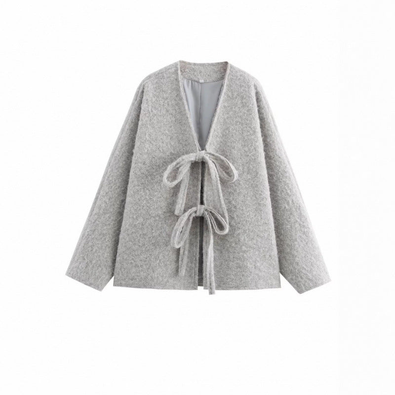 Fashionable Casual Lace-up Jacket